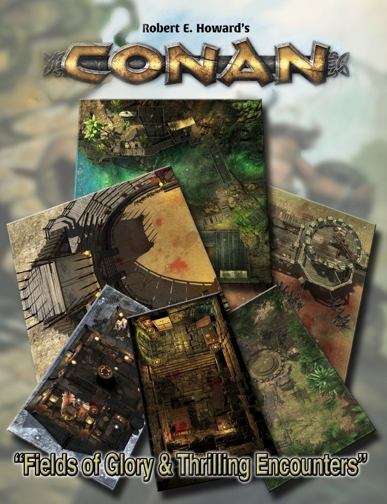 Conan: Fields of Glory & Thrilling Encounters Tile Set