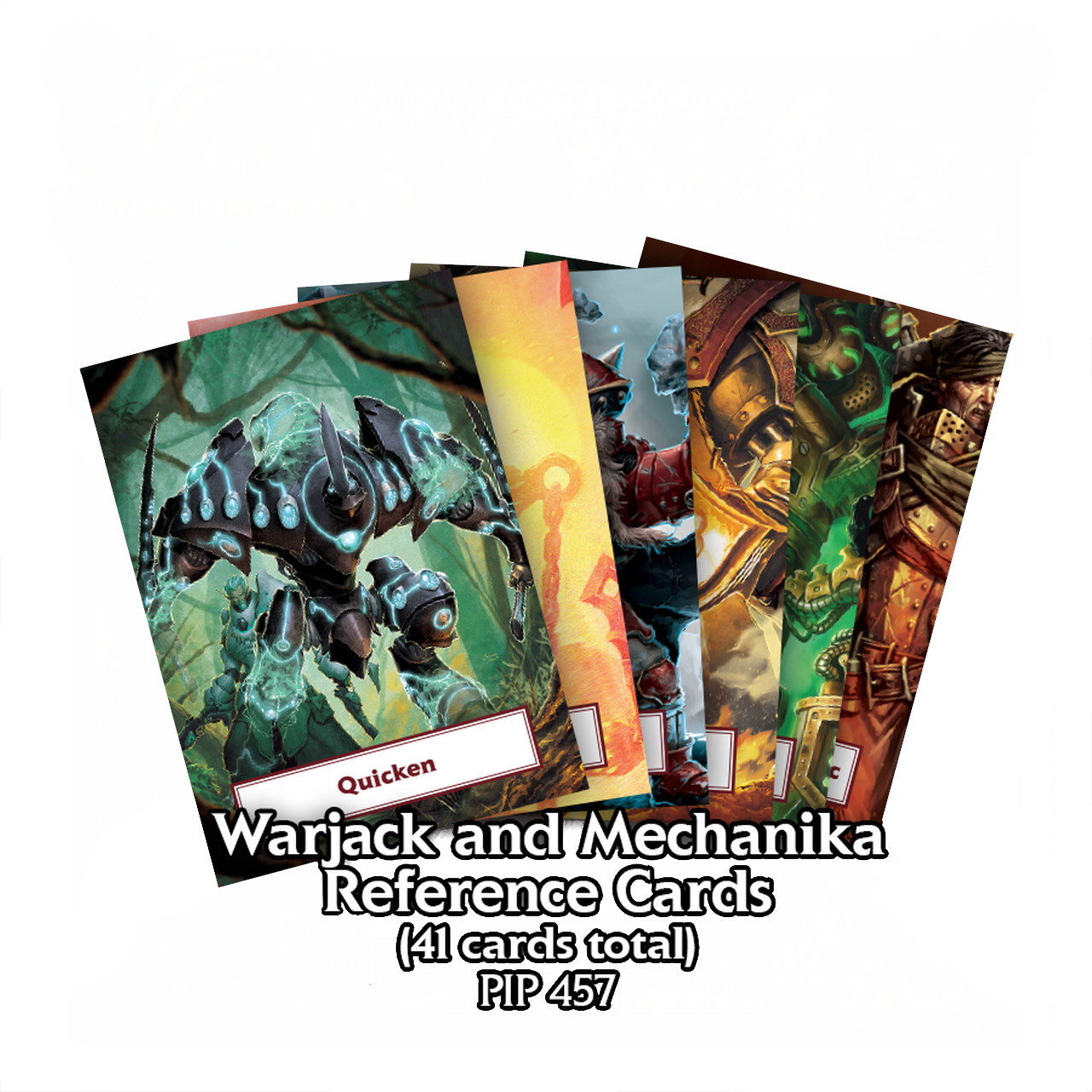 Iron Kingdoms Roleplaying Game - Warjack and Mechanika Reference Card Deck