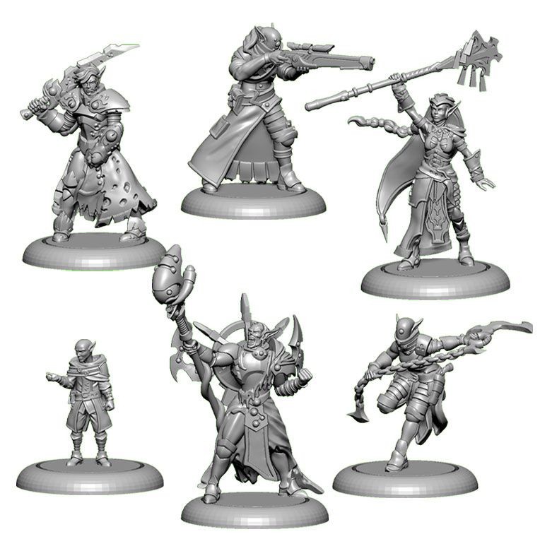 Iron Kingdoms Roleplaying Game: Shadow of the Seeker Miniatures Set