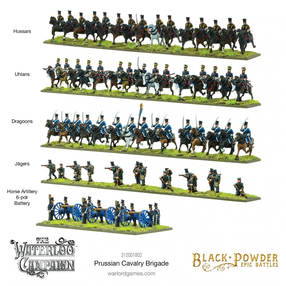 Black Powder Epic Battles: Waterloo - Prussian Cavalry Brigade