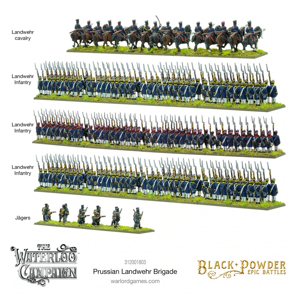 Black Powder Epic Battles: Waterloo - Prussian Landwehr Brigade