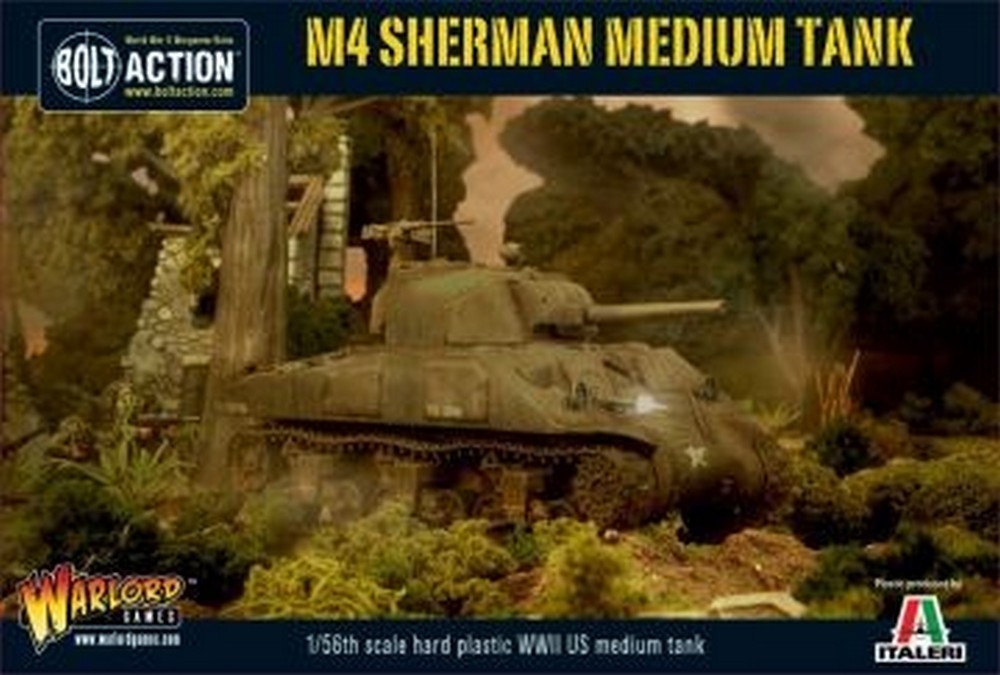 Plastic M4 Sherman Medium Tank