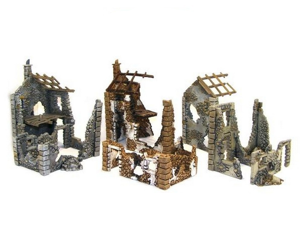 Warlord Games Bolt Action Ruined Farmhouse Plastic Kit 802010004 