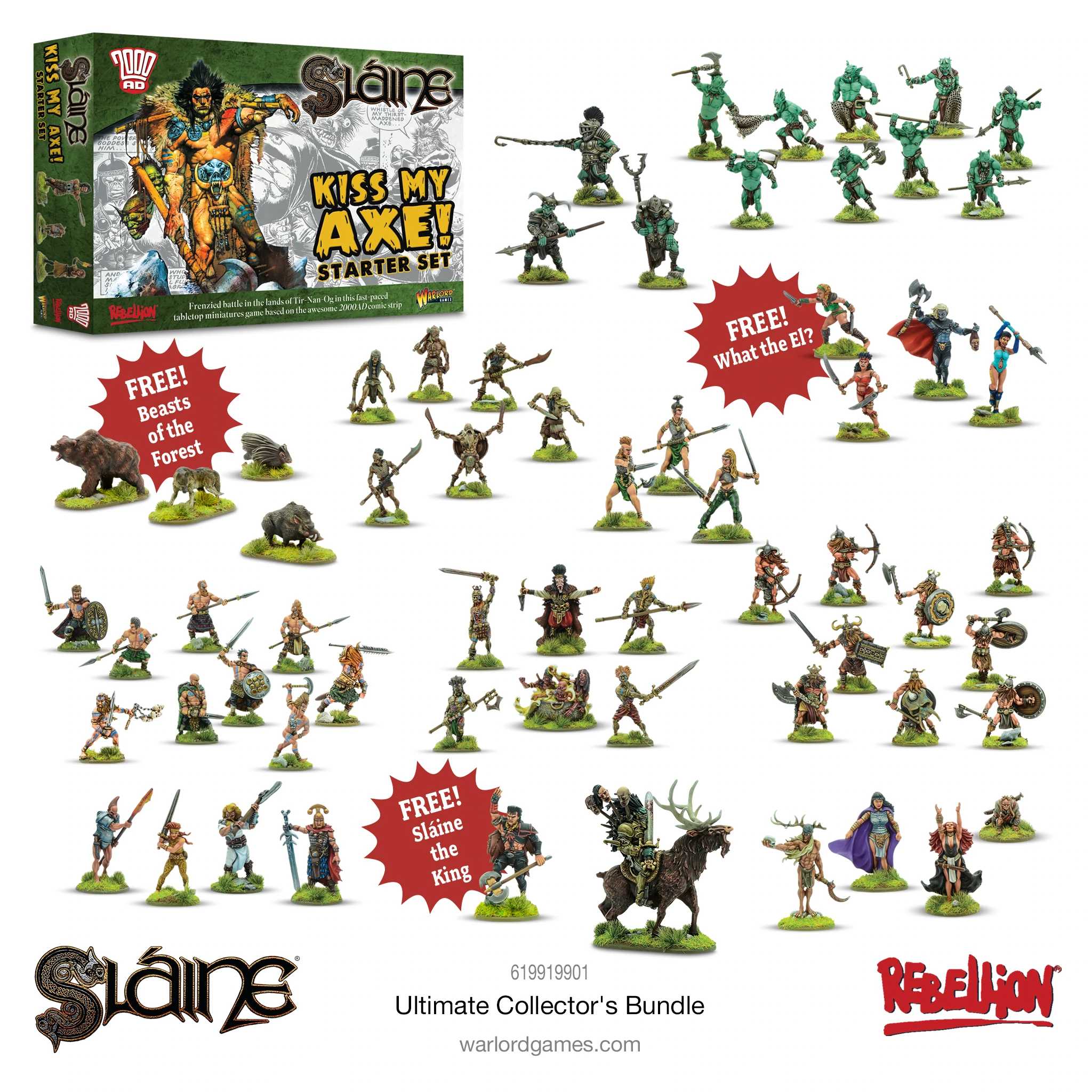 Slaine the Miniatures Game Ultimate Collector's Bundle