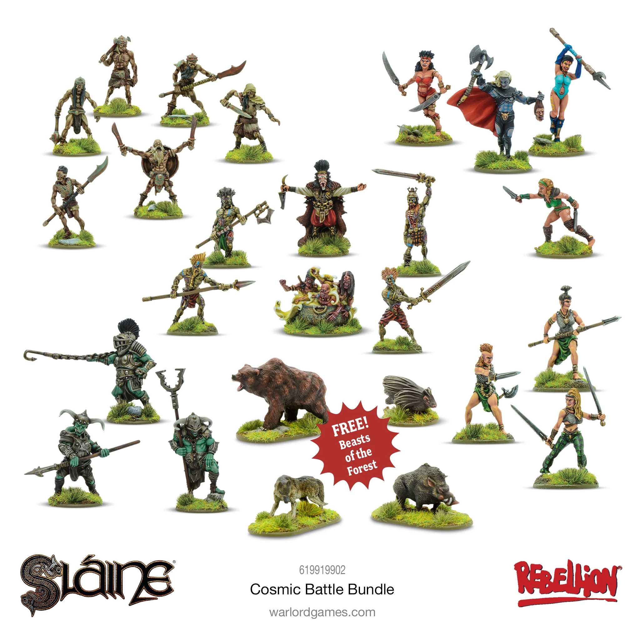 Slaine the Miniatures Game Cosmic Battle Bundle