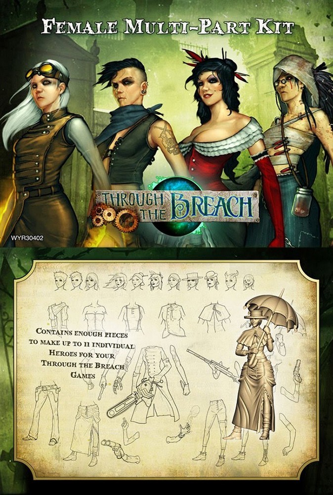Through The Breach: Female Multi-part Kit